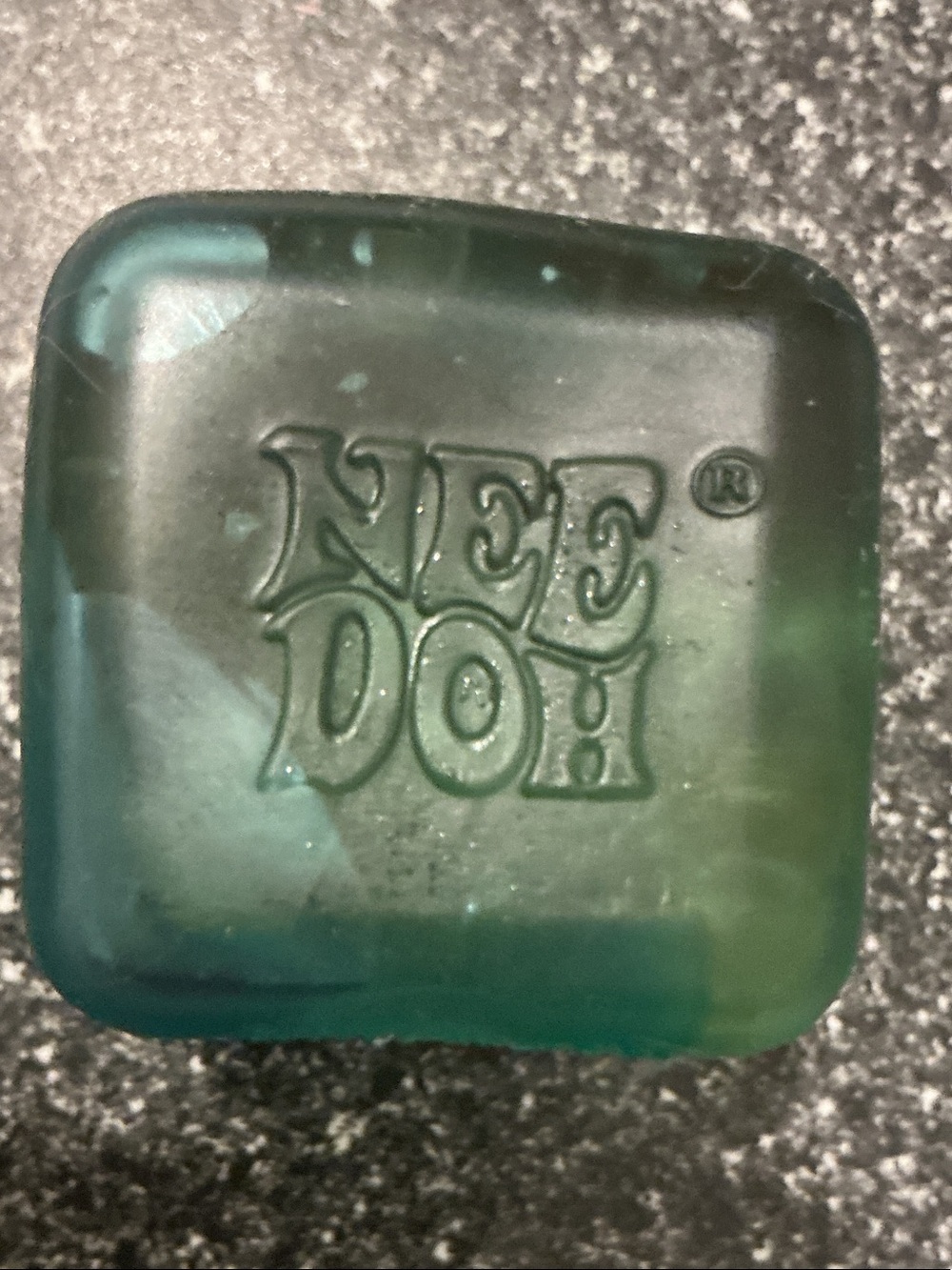 Nee Doh Stress Toy - Teal Nice Cube Mini